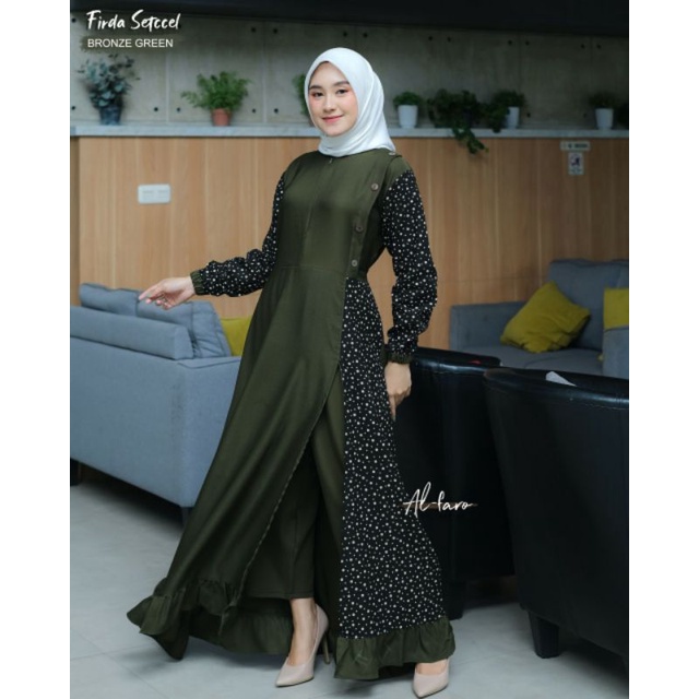 Firda set celana Shakilla mix rami