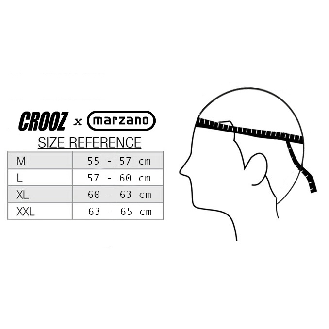 CROOZ HELMET RETRO STREET By MARZANO