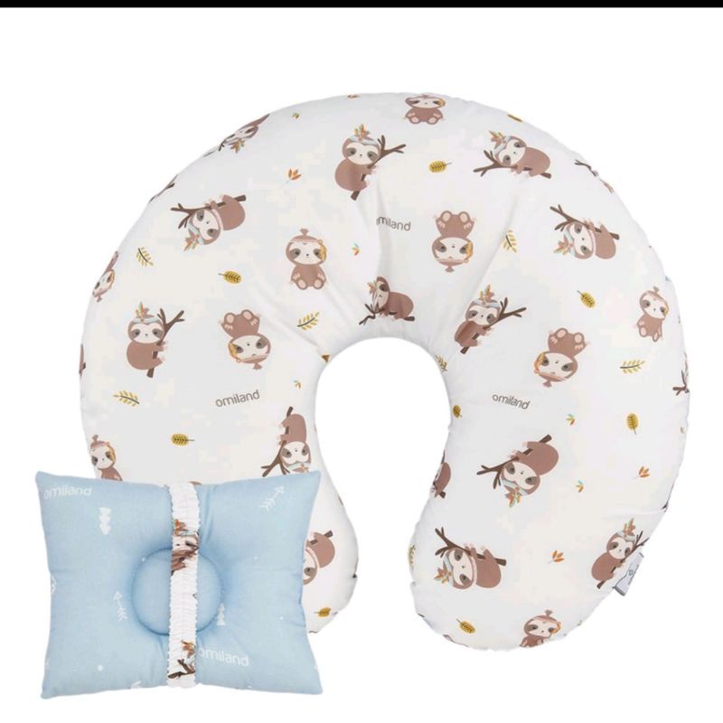 Omiland Bansui Bantal Menyusui + Bantal Lengan Series PANDA OWB1141 / SLOTH OB31151 OB31152 / FLOWER CART