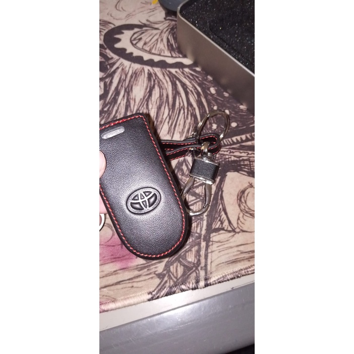 Leather Key Cover - Sarung Kunci Kulit Toyota All New Rush Terios 2018