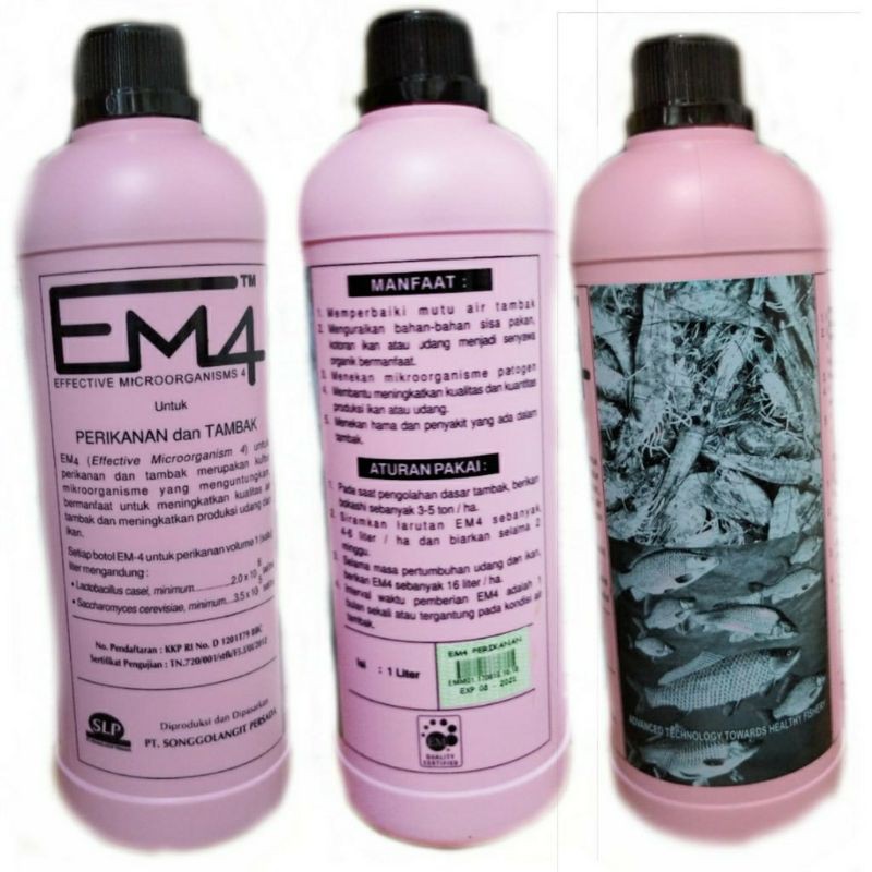 EM4 PERIKANAN DAN TAMBAK UNTUK MENINGKATKAN KUALITAS AIR KOLAM/TAMBAK