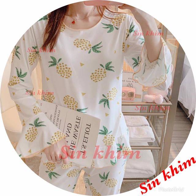 Baju tidur wanita pp lengan panjang celana panjang bahan Baju tidur wanita pp lengan panjang celana panjang bahan