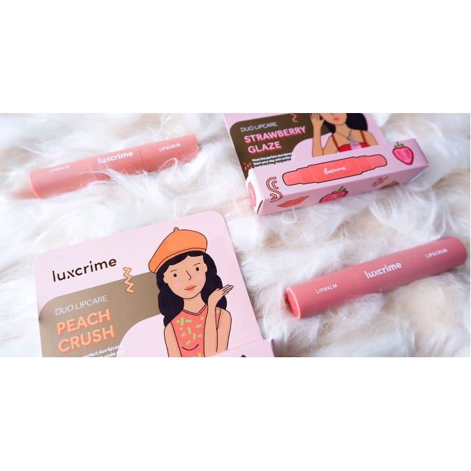 ★ BB ★ LUXCRIME Duo Lip Care | Lux Crime Duo Lip Care Lip Balm