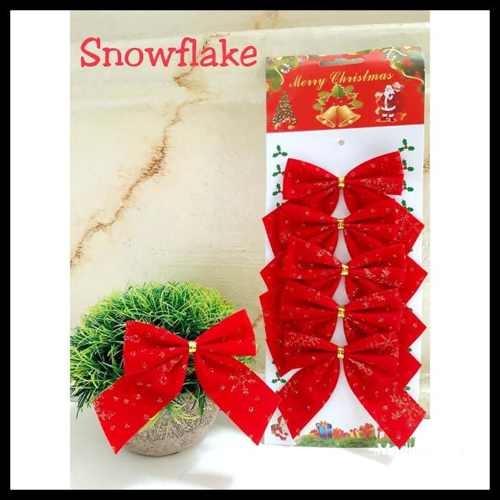 

PITA NATAL MOTIF ISI 6 DEKORASI NATAL HIASAN PARCEL MERRY CHRISTMAS