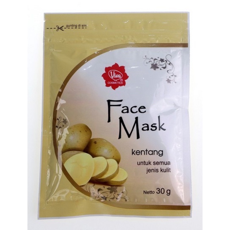 Viva Face Masker 30gr Bubuk Masker Wajah Perawatan Wajah Kulit Mulus