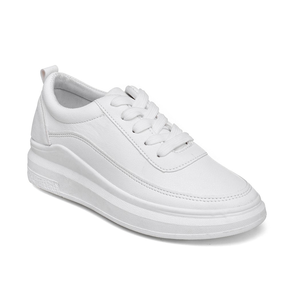 PVN Suga Sepatu Sneakers Wanita Putih Pink Shoes 004-White