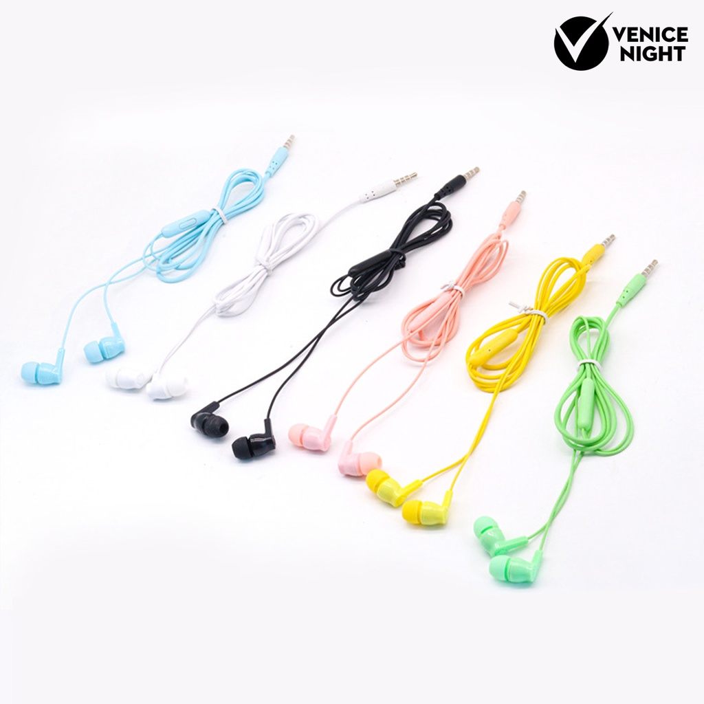 (VNEP) (Berkabel) L203 Headset Earphone Gaming In-ear Heavy Bass Stereo Kabel Jack 3.5mm Dengan Mic Untuk PC