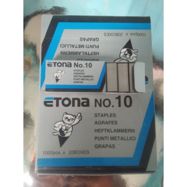 

Etona Staples no.10 / isi hekter no.10 ( satuan )