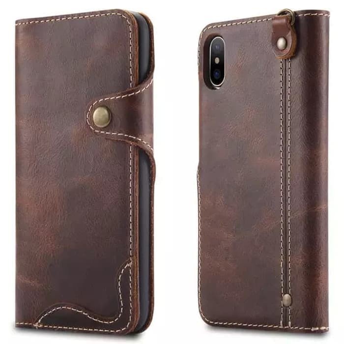 CENMASO GENUINE WALLET PREMIUM LEATHER CASE FLIP COVER CARD IPHONE XR