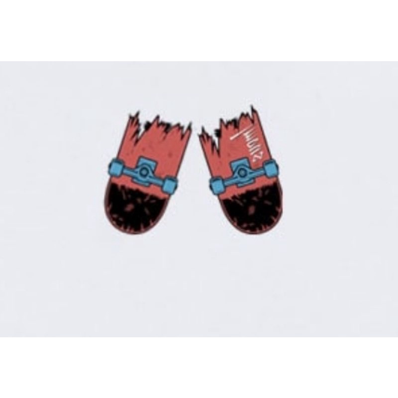 Imous.co Kaos Lengan Pendek Distro Pria / Wanita Skate White