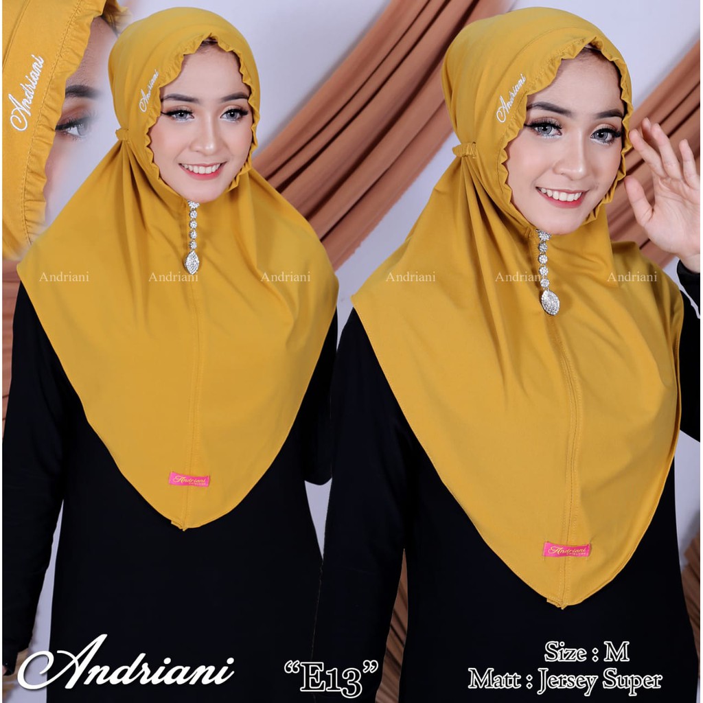 Andriani Hijab E13 Ukuran L Jersey Super