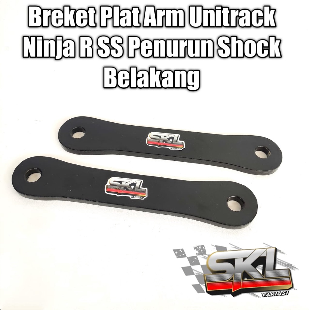 Lowering Kit Ninja R SS Pemendek Monoshock Breket Plat Arm Unitrak Unitrack Ninja R SS Penurun Shok Belakang