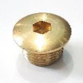Plug 1/2inci KUNINGAN Drat Luar / Tutup Drat Luar 1/2inch