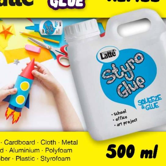 

Hot - Lem Latte styro glue all purpose 500ml