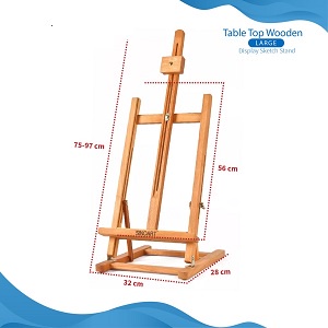 

Promo Murah|Easel / Stand / Wooden Lukis Large Table Top Display Sketch Stand