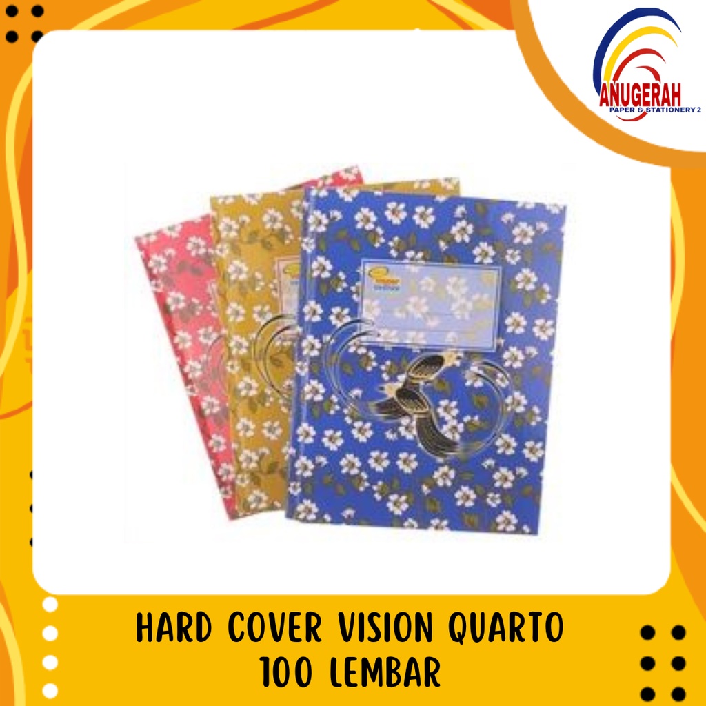 

HARD COVER VISION QUARTO 100 LEMBAR (PCS)