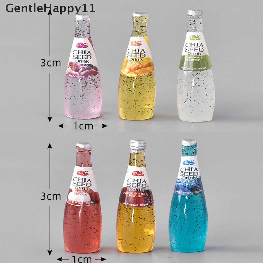 Gentlehappy 5Pcs Miniatur Botol Wine Dekorasi Rumah Boneka 1 / 12