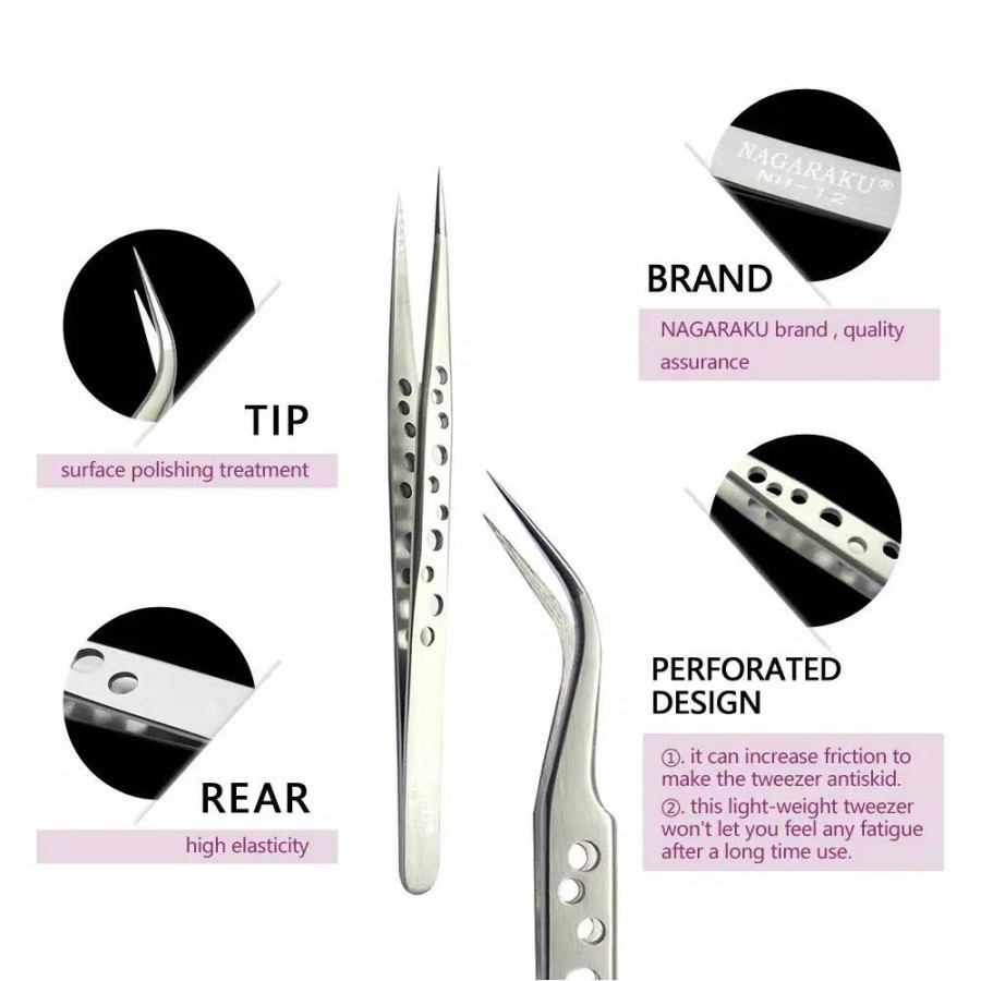 ORIGINAL NAGARAKU TWEEZERS NAGARAKU PINSET SAMBUNG BULU MATA / EYELASH EXTENSION