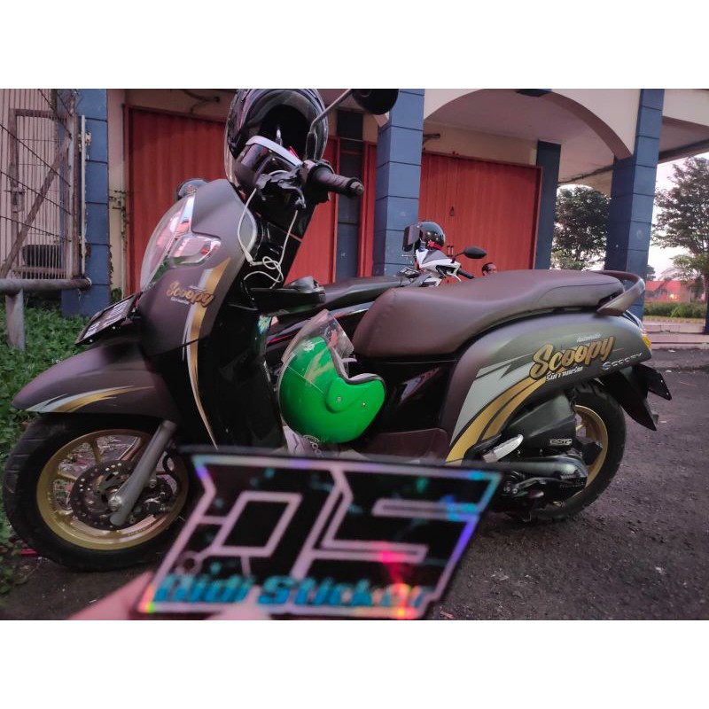 STRIPING TRANSPARAN SCOOPY NEW COSTUM 1209