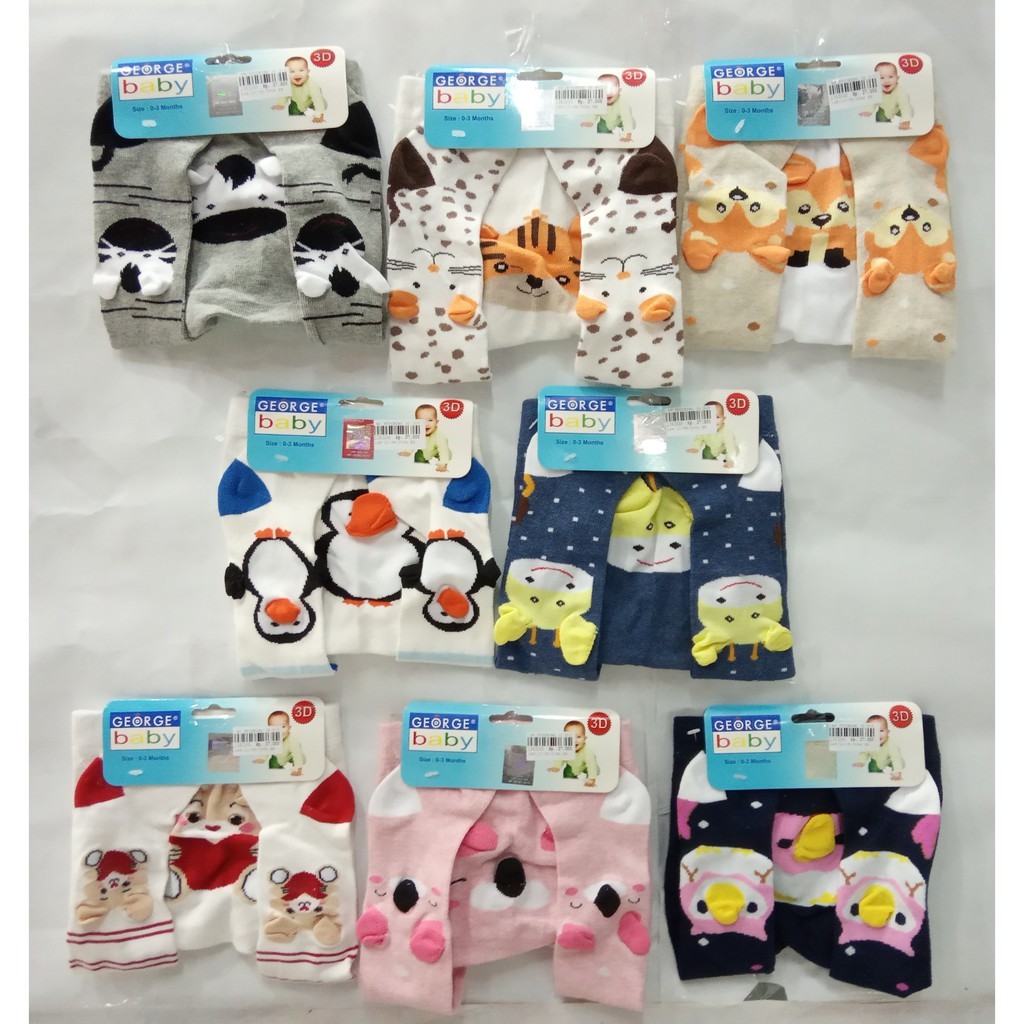 George Legging Tutup Kaki  0-3 Month 3D