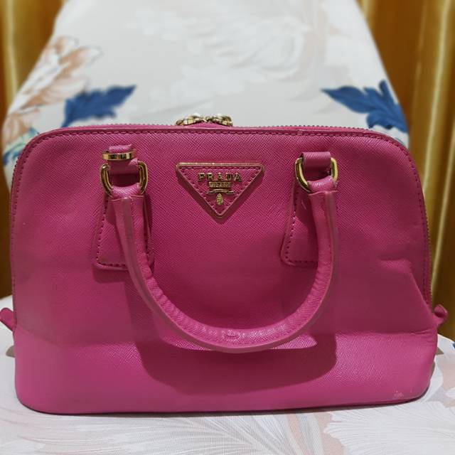 Preloved tas Prada Saffiano mini bag AUTHENTIC