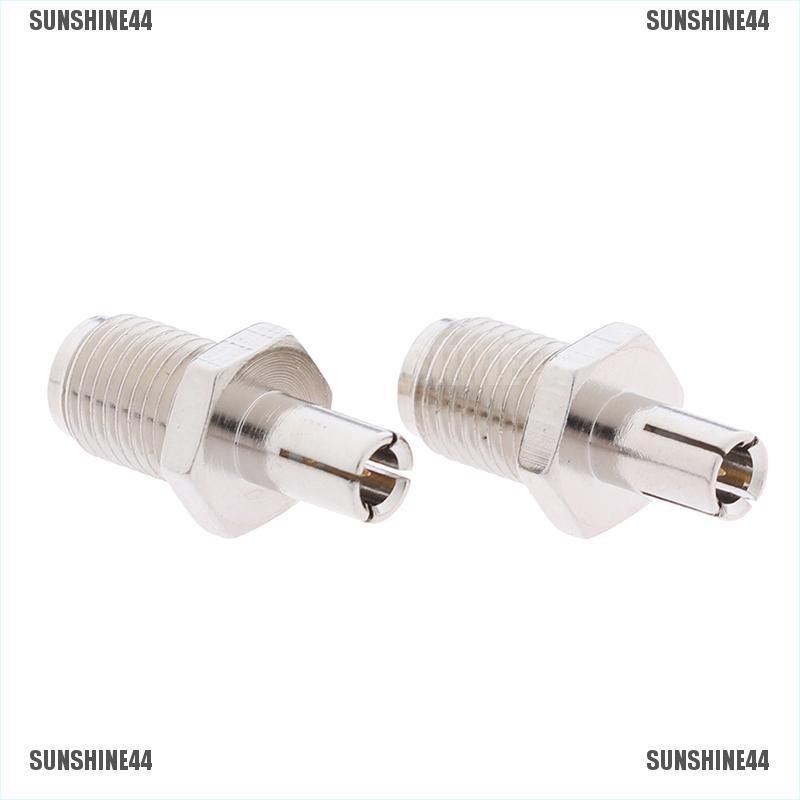 2pcs Adapter Konektor SMA Female Jack Ke TS9 Male RF