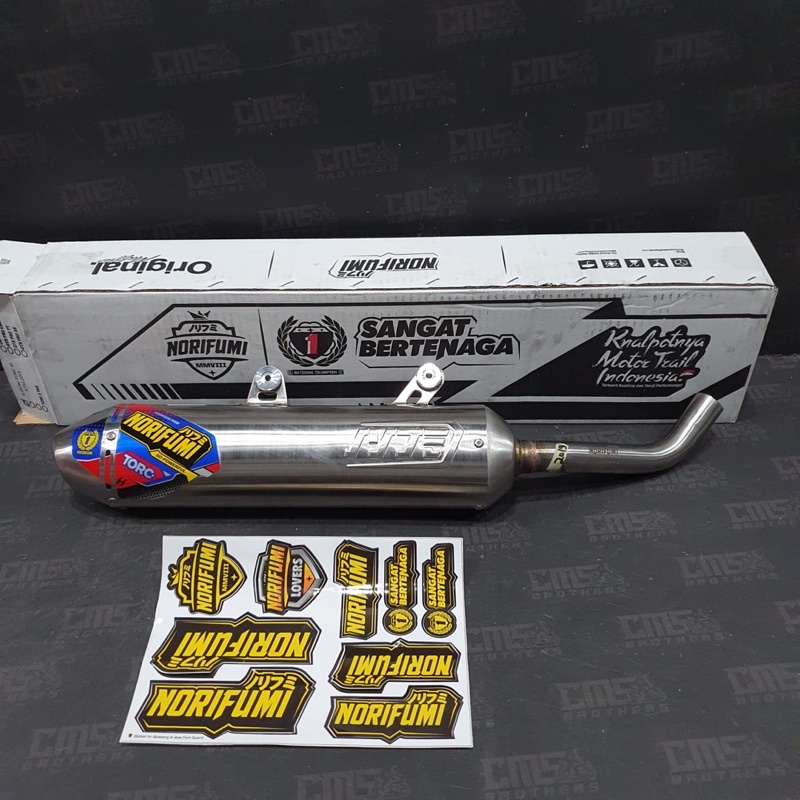 Knalpot Norifumi Torc Stainless KTM Husq 250-300cc 2019