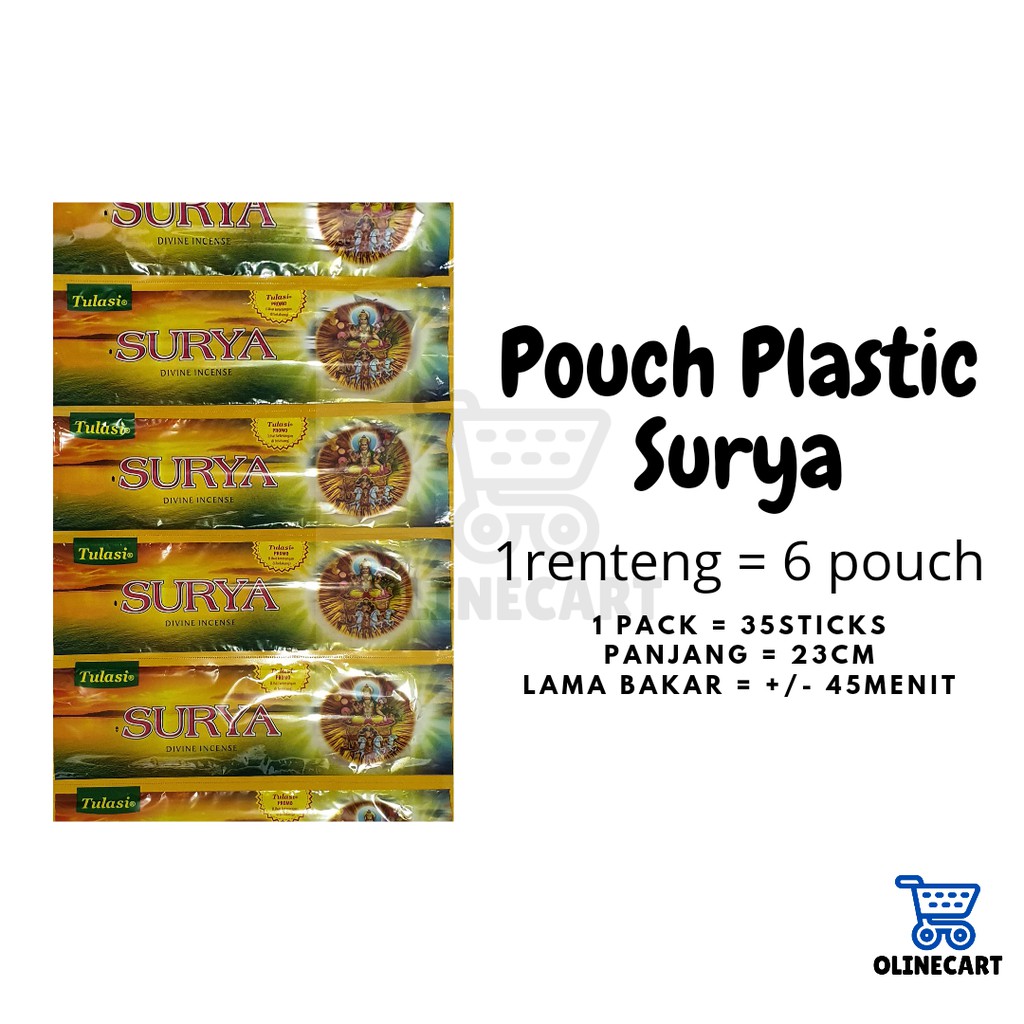 Hio Dupa Pouch Plastik Renteng Surya by Tulasi