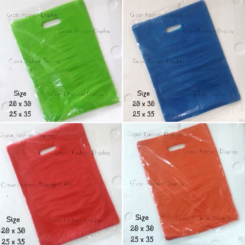 Kantong Plastik Kresek 25x35 Tebal 0,4 / Kresek Untuk Packing Polos Warna / Kresek Baju - PAK G