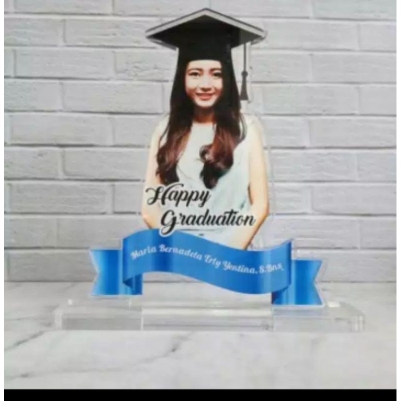 Kado WISUDA Acrylic Graduation Frame/acrylic frame/kado wisuda/wisuda gift