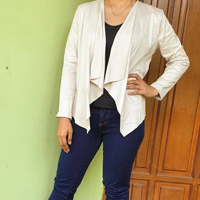 ELDERA BLAZER JAKET WANITA OUTER PREMIUM IMPORT SUEDE BLAZER