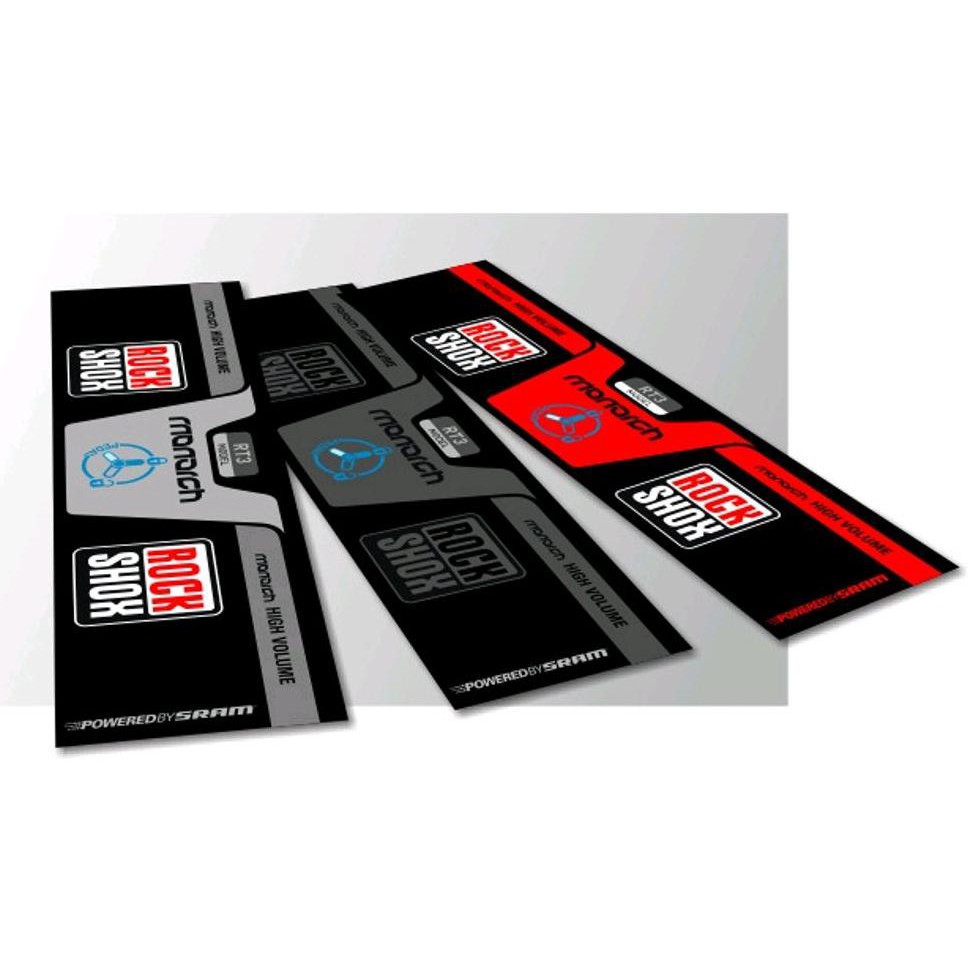 Decal Rearshok Rockshox Stiker Rockshox cocok buat rear shock DNM