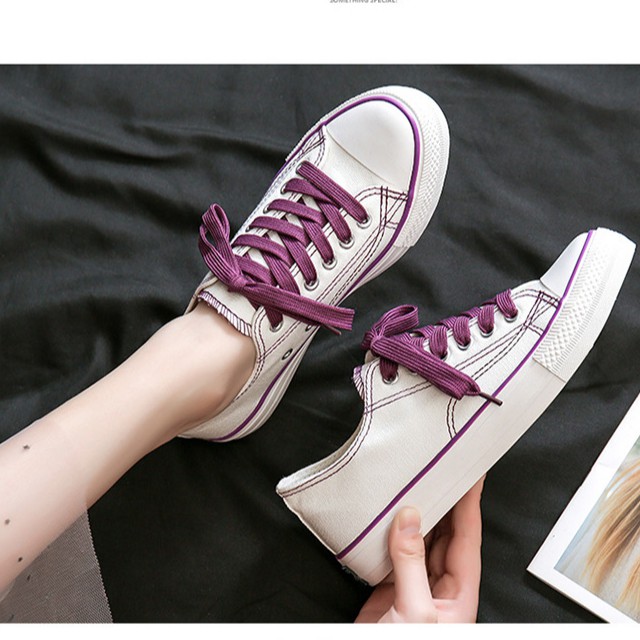 SW19 Sepatu Sneakers Import Wanita Korea Fashion Canvas Kanvas Sport Shoes COD Original Sepatu Kuliah Kekinian