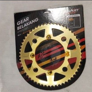 GIR GEAR BELAKANG KLX 150 428 56 T SCARLET