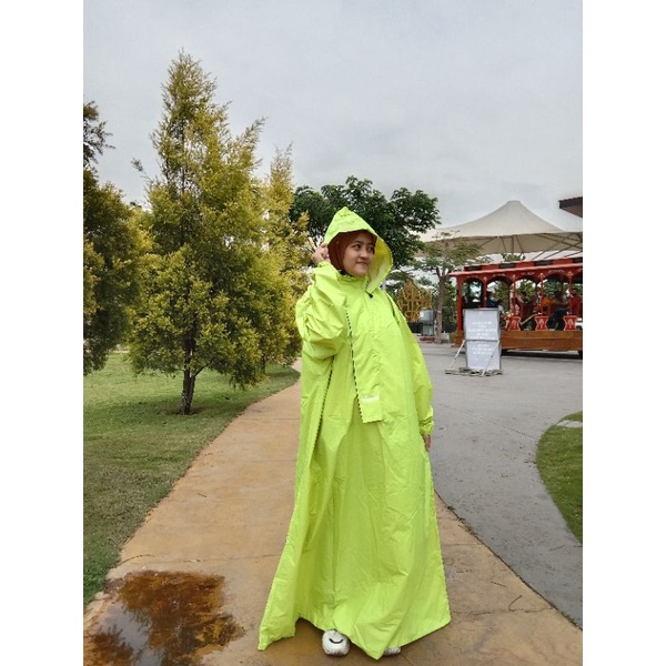 Jas Hujan Gamis Raincoat Ponco Syari Muslimah