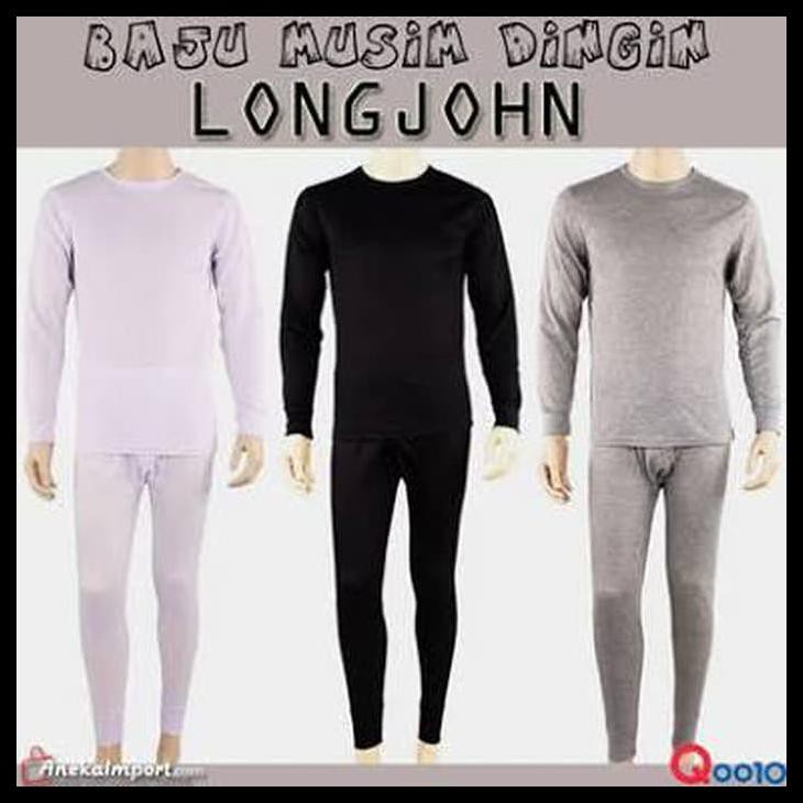 Jual New Baju Musim Dingin Long John Pakian Dalam Musim Dingin Long John M Hitam Shopee