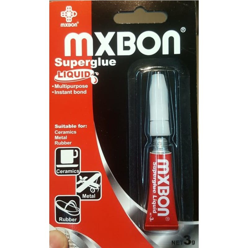 

MxBon All Purpose Glue Lem Bening Kualitas Baik Keramik Kertas Kain Kayu Bahan Bordir Karet