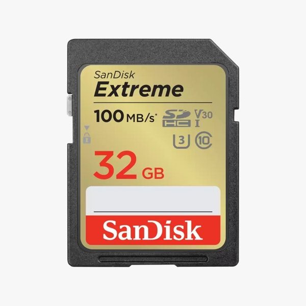 SD CARD SANDISK EXTREME SDHC UHS-I Card 32GB - 100MBps