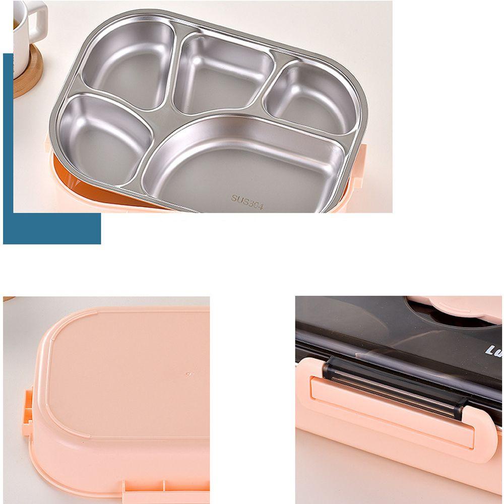 Solighter Lunchbox Portable Compartmentalized Containers Kotak Penyimpanan Piknik