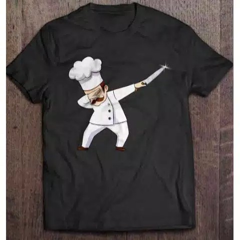 KAOS CHEF KOKI DAB BAJU TSHIRT MASAK KITCHEN MASTER CHEF - KAOS KOKI CHEF INDONESIA KATUN COMBED 30S