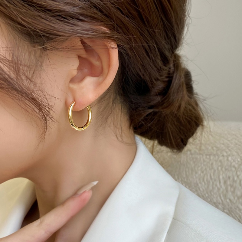 Anting Bulat Simple Untuk Wanita