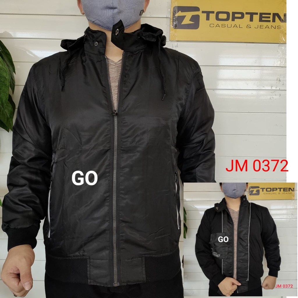 gos TC TOPTEN JAKET PARASUT Cowok Casual Jaket Pria Tebal Cowok Jaket Polos