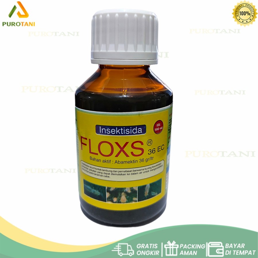 Insektisida FLOXS 36EC Abamektin Abamectin 36 EC 100 ML