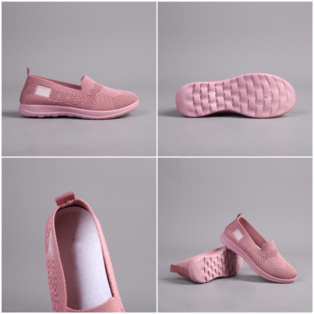 Sepatu Slip On Wanita SIONS / Sepatu Sneakers Wanita Santai Casual Import