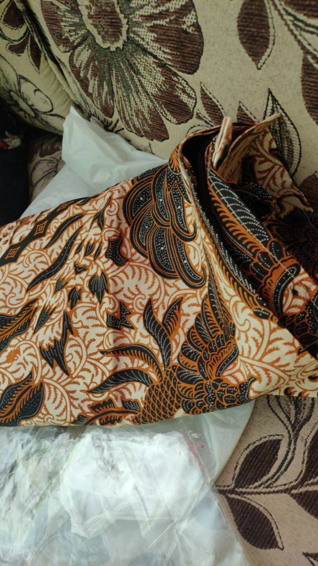 Kalinggo Sogan Kemeja Batik Pria Full Furing Katun Primisima