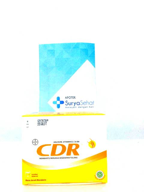 CDR Jeruk 1 strip isi 2 tablet effervescent / CDR Jeruk isi 10 tablet