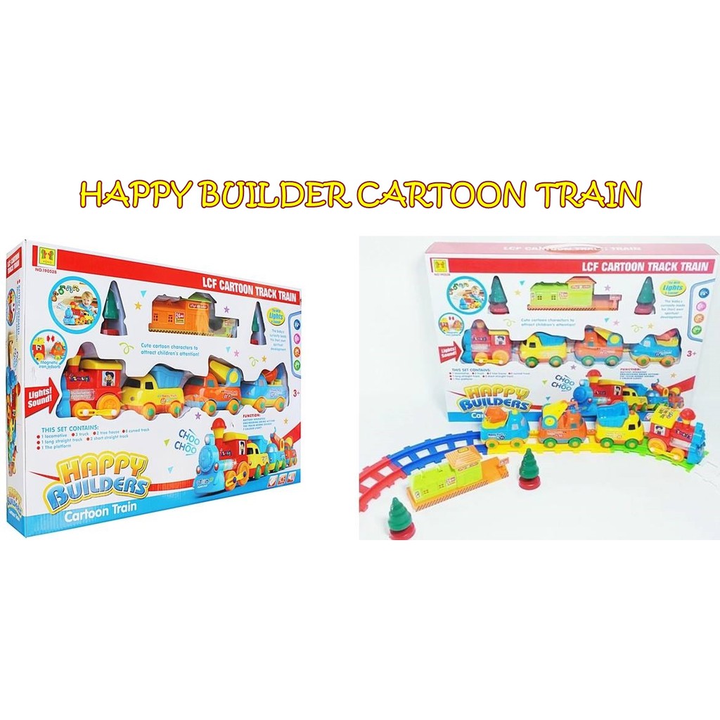 HAPPY BUILDER CARTOON TRAIN