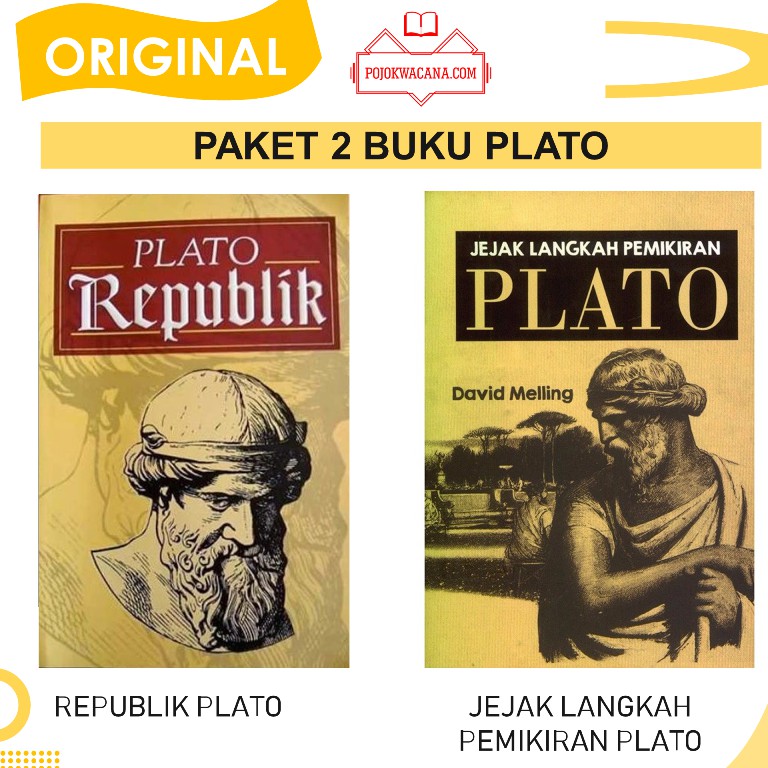 Original Paket 2 Buku Republik Plato Jejak Langkah Pemikiran Plato David Melling Shopee Indonesia