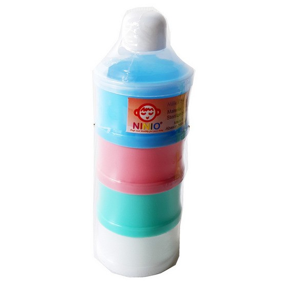 [TM] Ninio 3-4 Layer Milk Powder Container TS3/4- Tempat Susu Bayi 3/4 susun