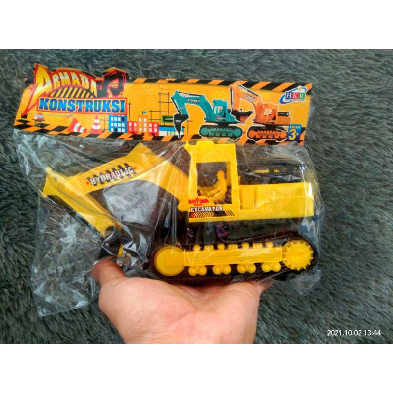 Mainan Mobil Beko Exavator Pull Back/Beko Anak Edukatif/Mainan Truck Beko